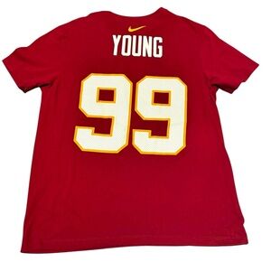 Washington Commanders Chase Young The Nike Tee Short Sleeve Shirt Size Large